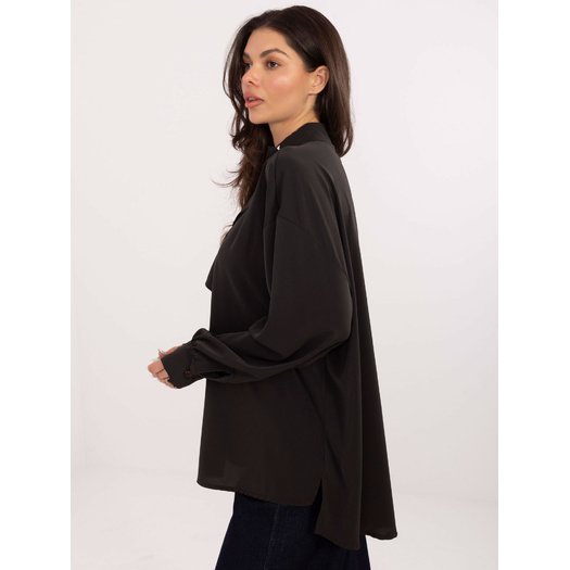 Bluzka-IT-BZ-28995.25-ciemny brązowy 1