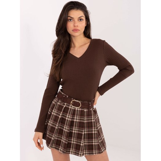 Bluzka-RV-BZ-A1054.34-ciemny brązowy 1