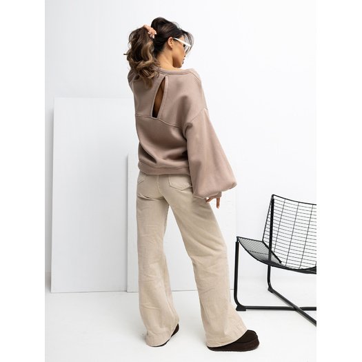 Bluza-RV-BL-A1040.03-ciemny bezowy