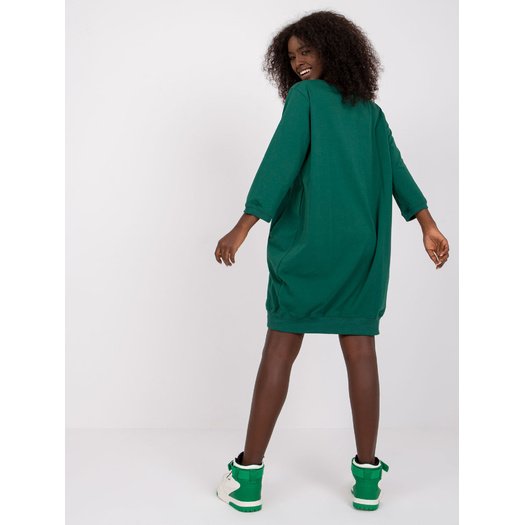 Sukienka-RV-SK-6839.95-ciemny zielony 4
