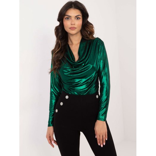 Bluzka-DHJ-BZ-15268.30-ciemny zielony