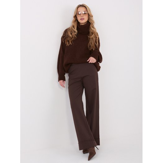 Sweter-IN-SW-3176.26-ciemny brązowy 5