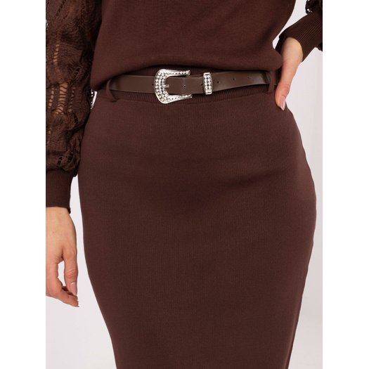 Spódnica-PM-SD-YIS1056.84-brązowy 2