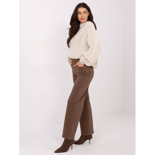 Spodnie jeans-VM-SP-BQ9621-76.68-brązowy