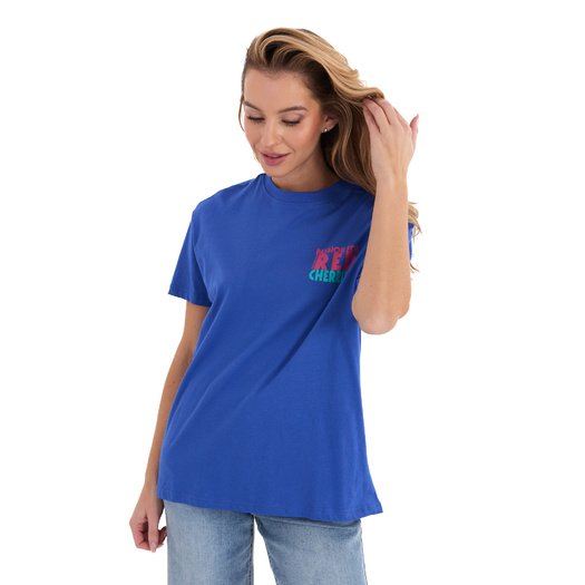 T-shirt-D12022AH02645W-ciemny niebieski 3