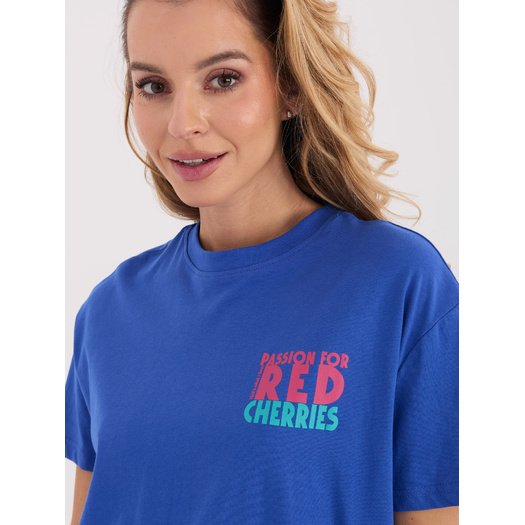 T-shirt-D12022AH02645W-ciemny niebieski 5