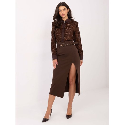 Spódnica-IT-SD-FL7393.26-brązowy 1