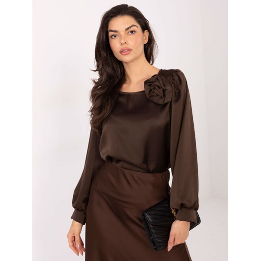 Bluzka-MI-BZ-M778.60-ciemny brązowy 3