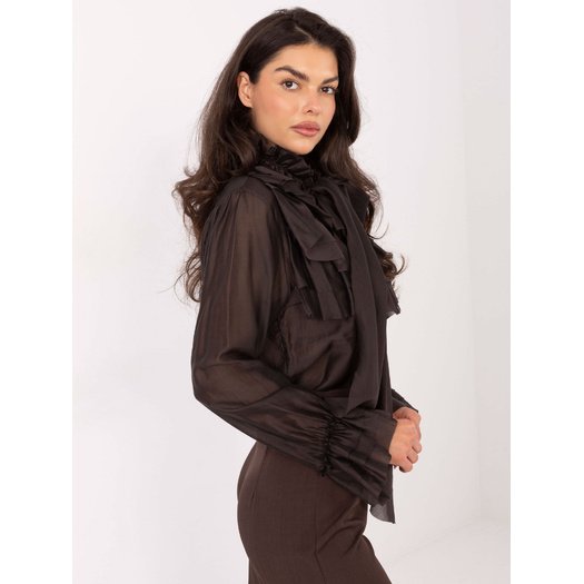 Koszula-IT-KS-28882.03-ciemny brązowy 3