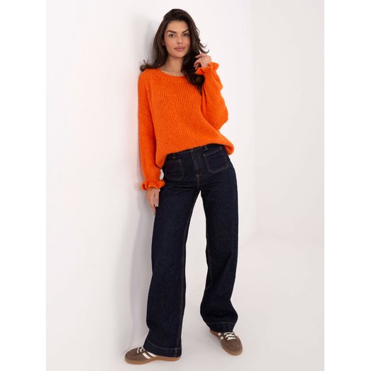 Sweter-MI-SW-2912.10X-pomarańczowy