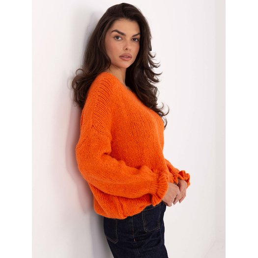 Sweter-MI-SW-2912.10X-pomarańczowy 3