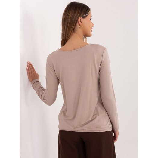 Bluzka-RV-BZ-A-160.19P-ciemny bezowy