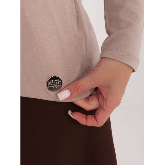 Bluzka-RV-BZ-A-160.19P-ciemny bezowy 2