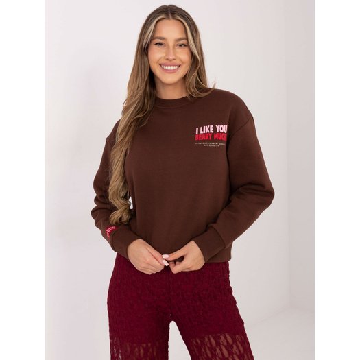 Bluza-D10608BC02568J-ciemny brązowy 2