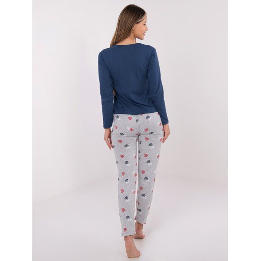 Piżama-DU-PI-FP-009.84-ciemny niebieski 2