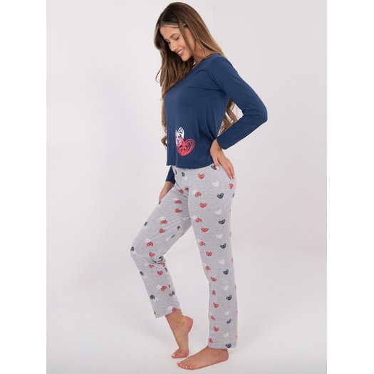 Piżama-DU-PI-FP-009.84-ciemny niebieski 4