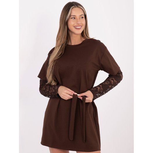 Sukienka-MI-SK-4303.62-brązowy