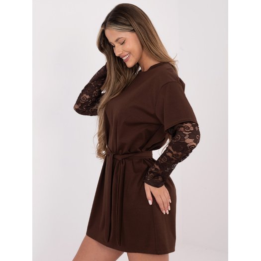 Sukienka-MI-SK-4303.62-brązowy 3