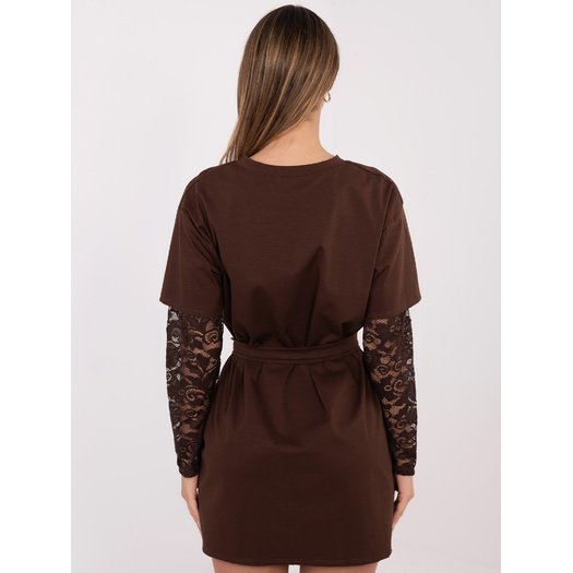 Sukienka-MI-SK-4303.62-brązowy 1