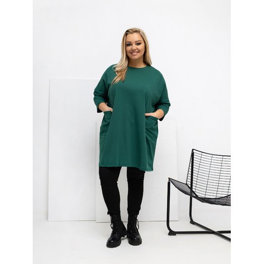 Bluzka-RV-BZ-A1076.00-ciemny zielony