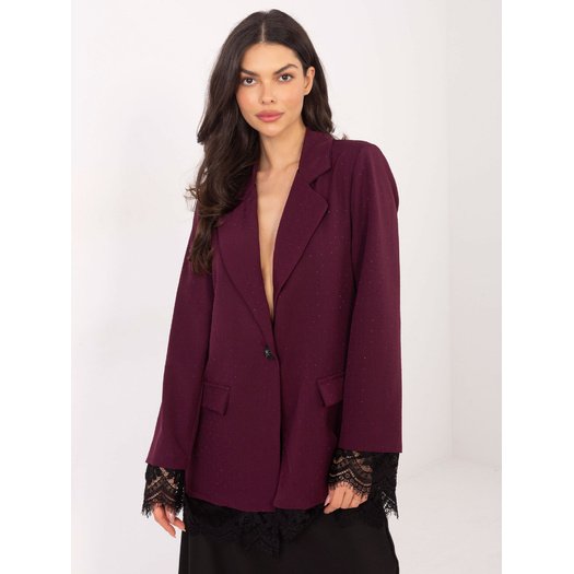 Marynarka-IT-MA-FL9916-1.07P-ciemny czerwony 1