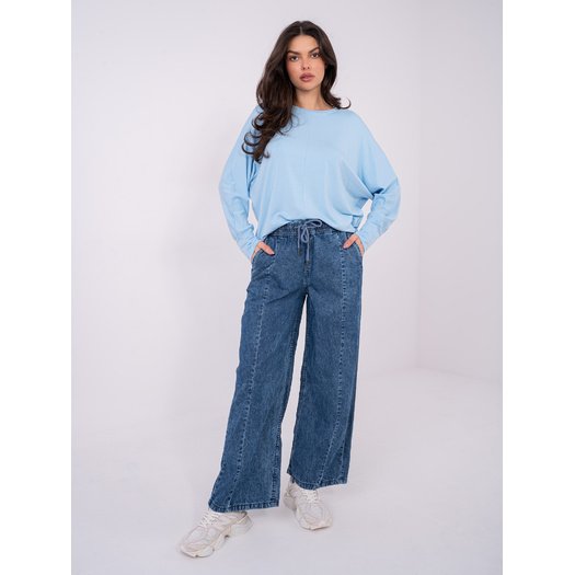 Spodnie-D80038BB62627M327-ciemny niebieski 1