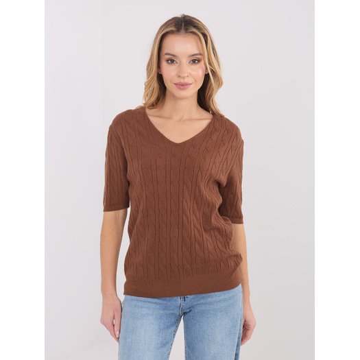 Sweter-PM-SW-B-615.18-jasny brązowy 4