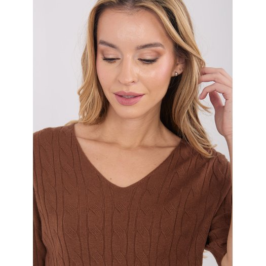 Sweter-PM-SW-B-615.18-jasny brązowy 1