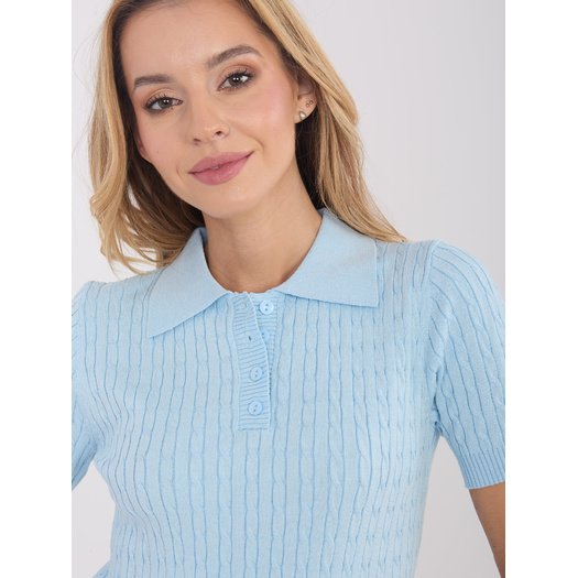 Sweter-PM-SW-CV6679.32-jasny niebieski