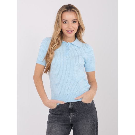 Sweter-PM-SW-CV6679.32-jasny niebieski 4