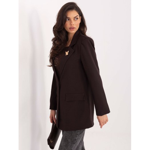 Marynarka-IT-MA-FL8315.85-ciemny brązowy 2