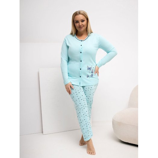 Piżama-DU-PI-FP-509.99P-mietowy 2