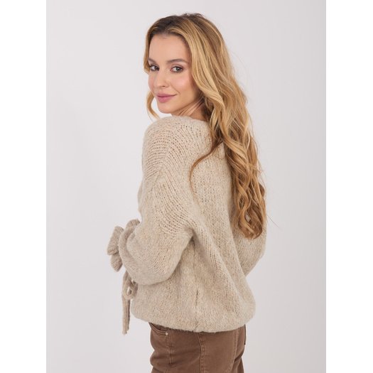 Sweter-MI-SW-1512.28-ciemny bezowy