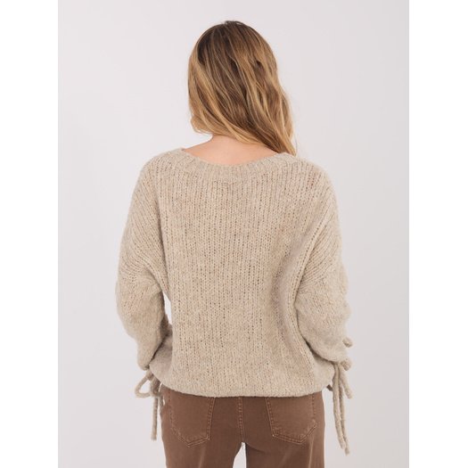 Sweter-MI-SW-1512.28-ciemny bezowy 4