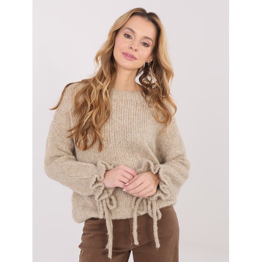 Sweter-MI-SW-1512.28-ciemny bezowy 2