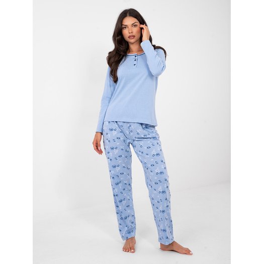 Piżama-DU-PI-FP-007.69-jasny niebieski 1