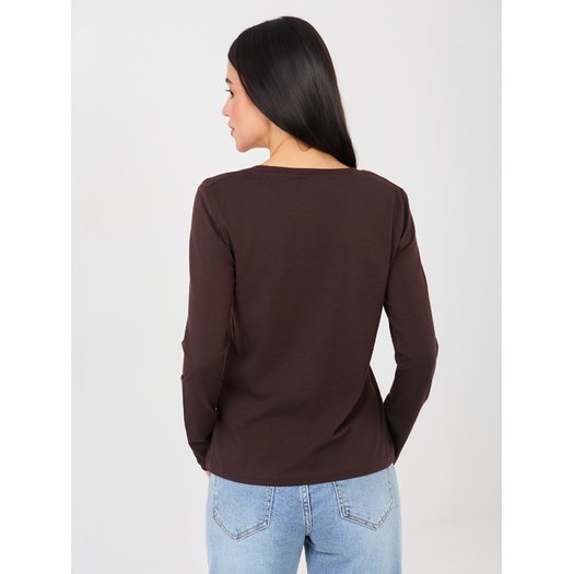 Bluzka-RV-BZ-A1093.77-ciemny brązowy