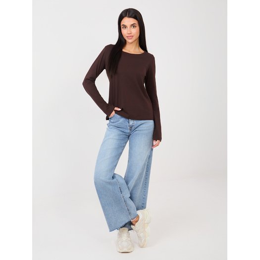 Bluzka-RV-BZ-A1093.77-ciemny brązowy 1