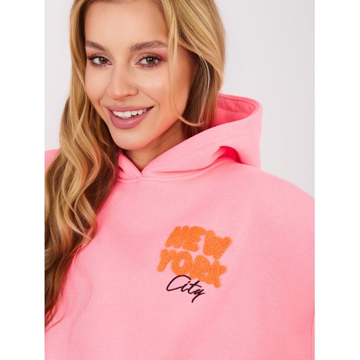 Bluza-MJ-BL-H2587.82-fluo r&oacute;żowy