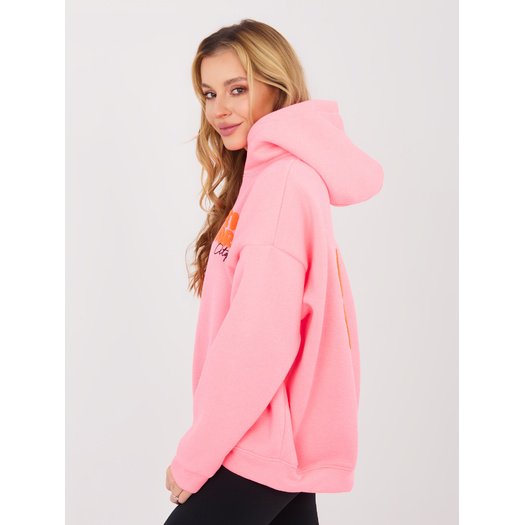 Bluza-MJ-BL-H2587.82-fluo r&oacute;żowy 2