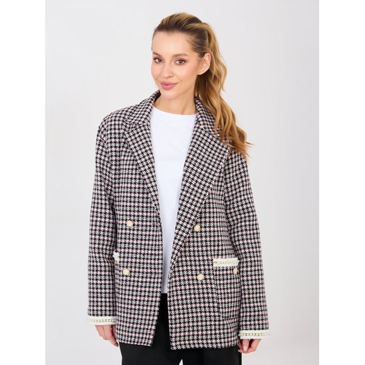 Marynarka-LK-MA-510149.93-czarno-r&oacute;żowy 3