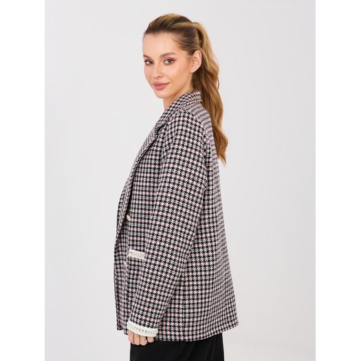 Marynarka-LK-MA-510149.93-czarno-r&oacute;żowy 4