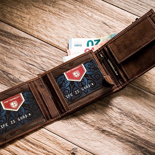 Men’s Wallet Peterson PTN 304E HUNTER