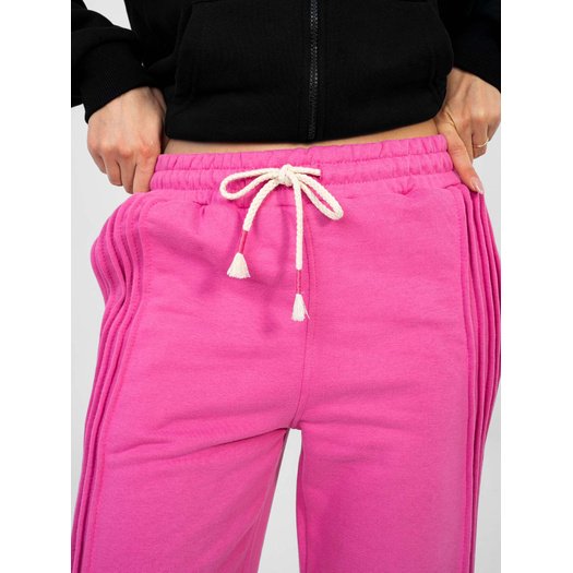 Spodnie dresowe-NS-DR-NS2557.96-ciemny r&oacute;żowy