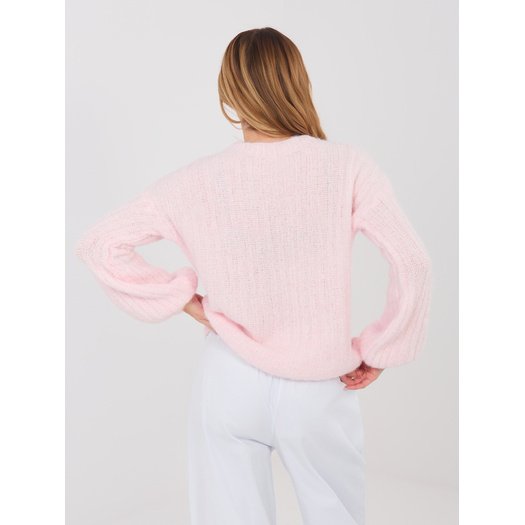 Sweter-MI-SW-9642.01-jasny r&oacute;żowy