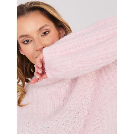 Sweter-MI-SW-9642.01-jasny r&oacute;żowy 3