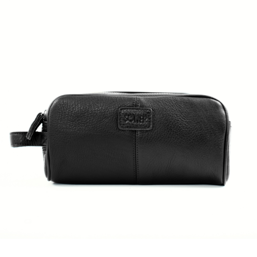 Elegant leather men's beauty bag SOLIER SZETLAND 2