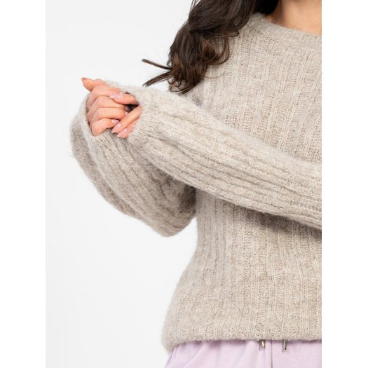 Sweter-MI-SW-9642.01-ciemny bezowy 1