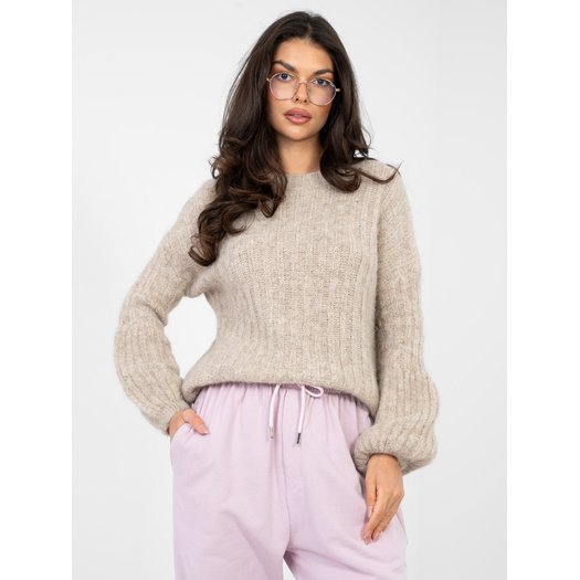 Sweter-MI-SW-9642.01-ciemny bezowy 3