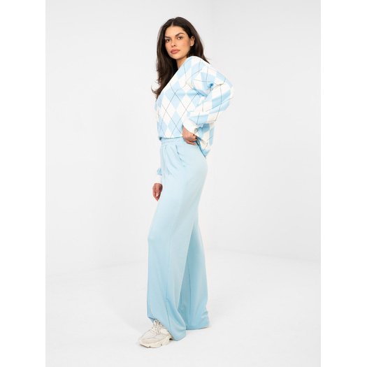 Spodnie dresowe-RV-DR-A1062.08-jasny niebieski 2